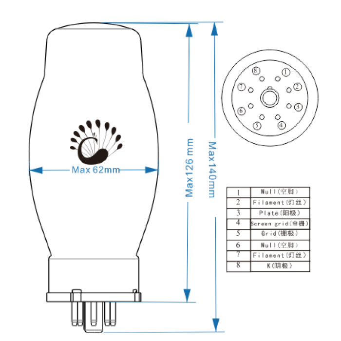 Psvane Classic KT150 - Quad (pair, single)