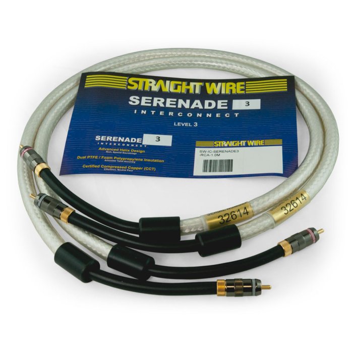 Straight Wire Serenade 3, RCA interkonekt 1m