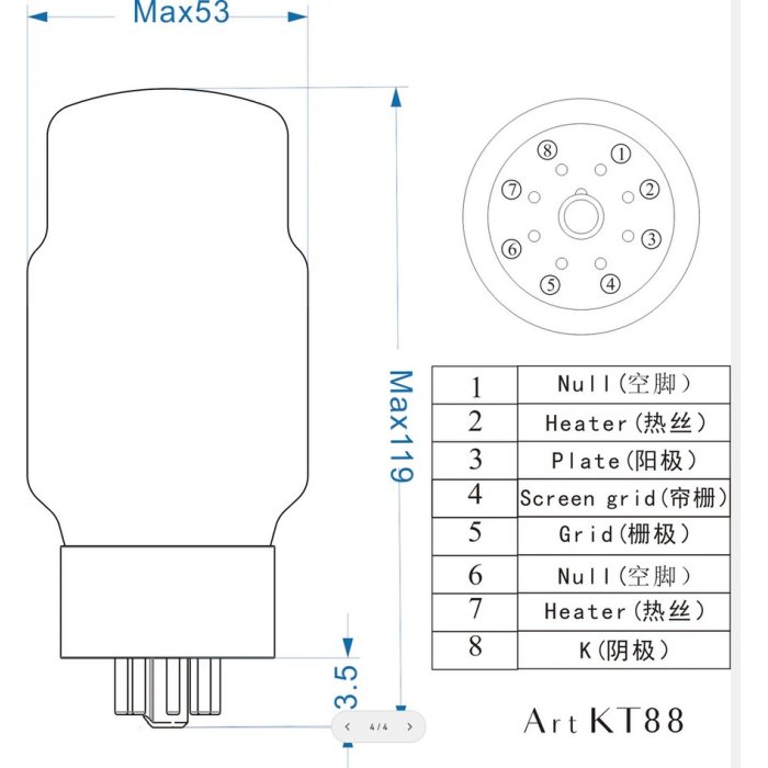 Psvane Art TIII KT88
