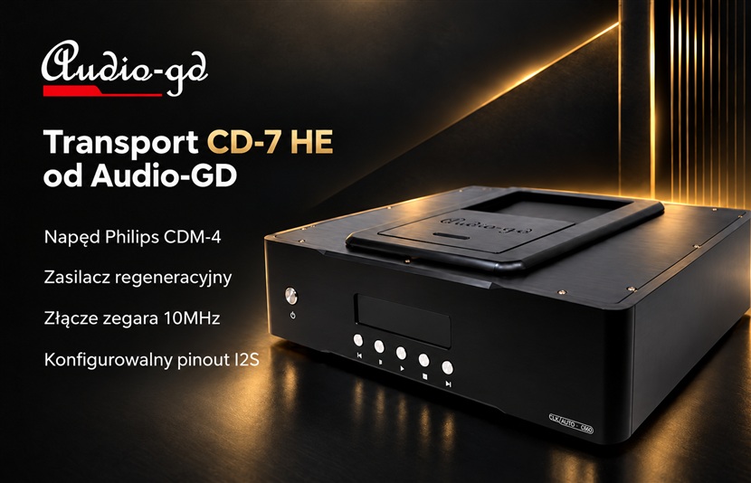 Transport CD Audio-Gd CD-7 HE - Philips CDM-4, zasilacz regeneracyjny, I2S