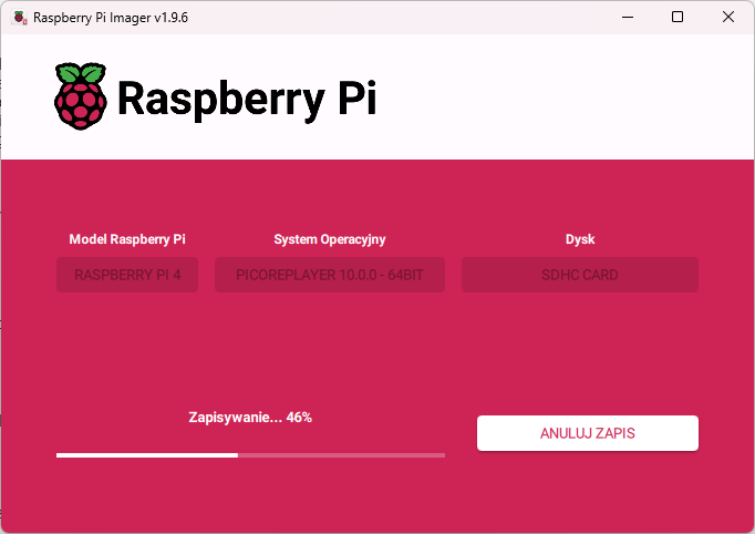 Raspberry Pi imager - instalacja
