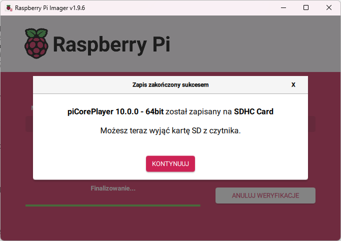 Raspberry Pi imager - instalacja