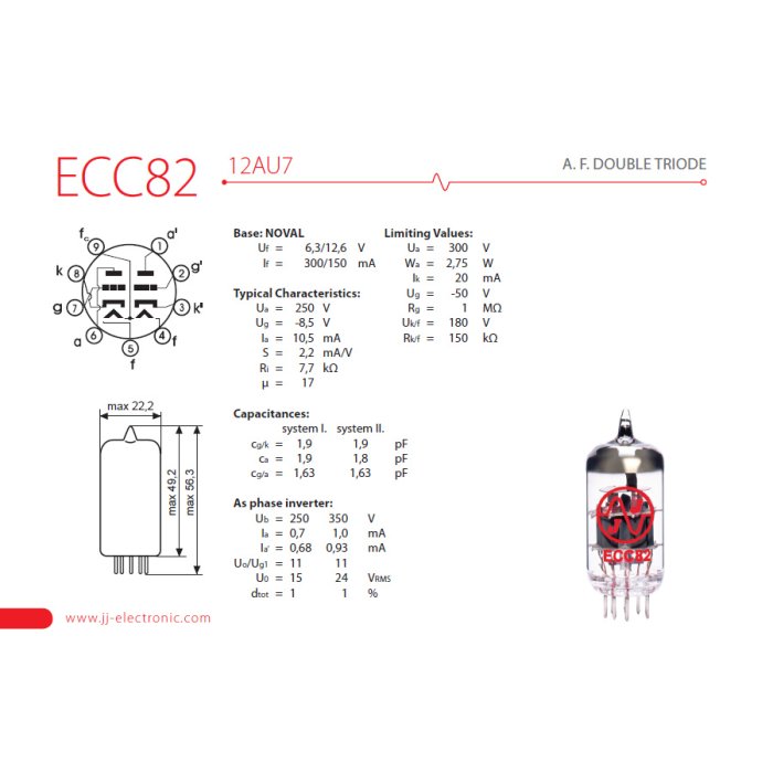 JJ-ECC83S-SINGLE
