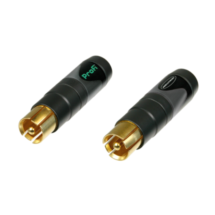 Neutrik NF2C/2B, zestaw profesjonalnych wtyków rca (cinch)