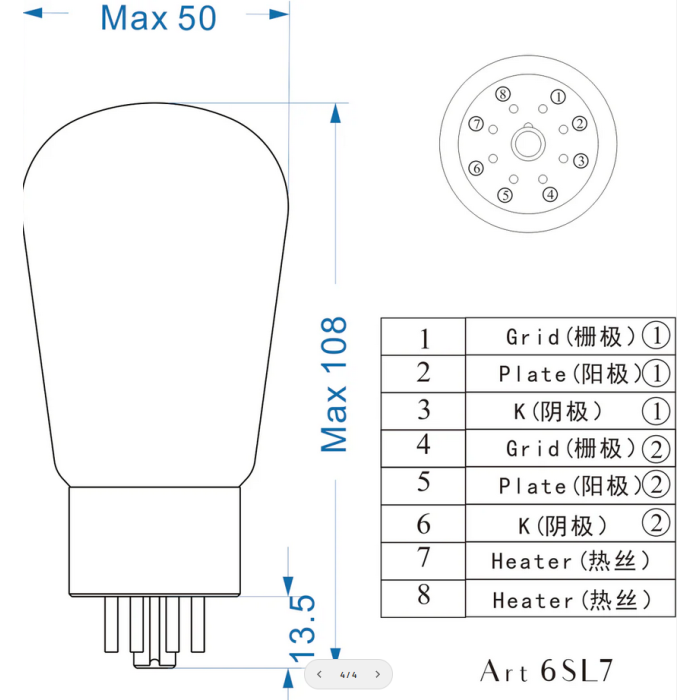 Psvane Art TIII 6SL7